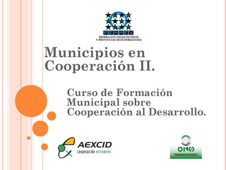 Municipios en Cooperación II.