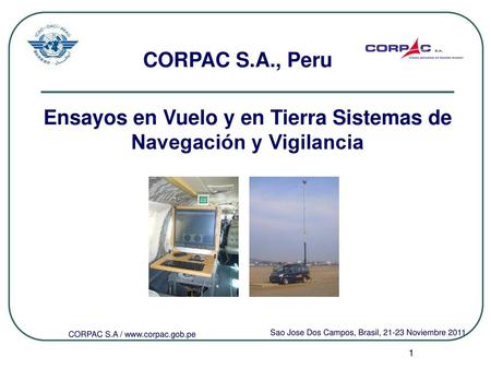 Ensayos en Vuelo y en Tierra Sistemas de Navegación y Vigilancia