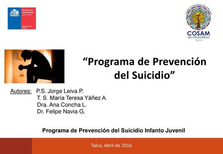 “Programa de Prevención del Suicidio”