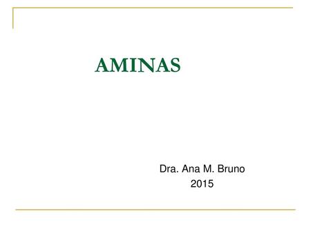 AMINAS Dra. Ana M. Bruno 2015.