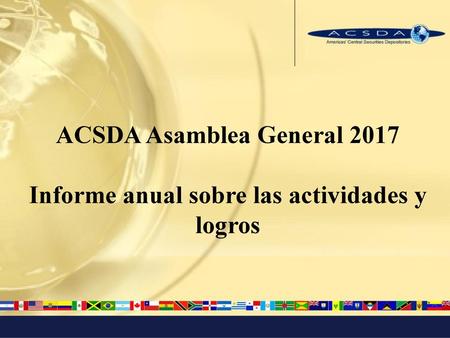 ACSDA Asamblea General 2017