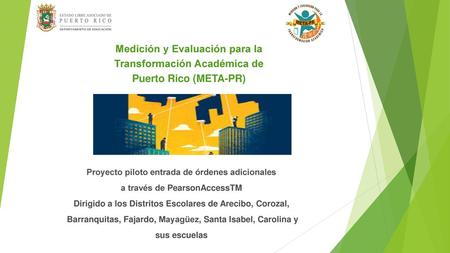 Proyecto piloto entrada de órdenes adicionales