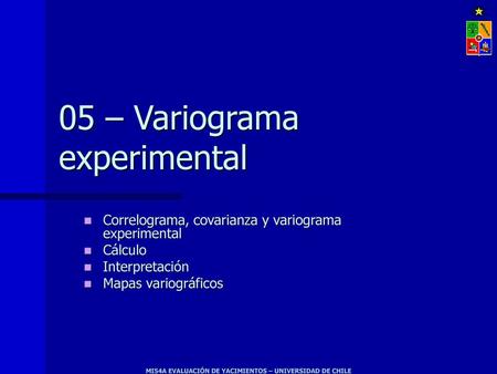 05 – Variograma experimental