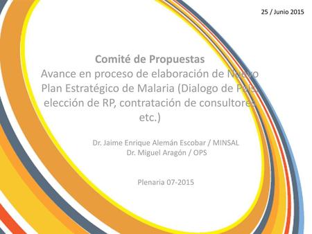 Dr. Jaime Enrique Alemán Escobar / MINSAL