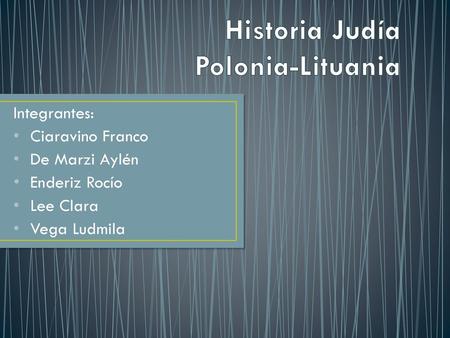 Historia Judía Polonia-Lituania