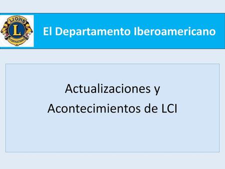 El Departamento Iberoamericano