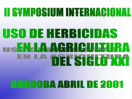 II SYMPOSIUM INTERNACIONAL