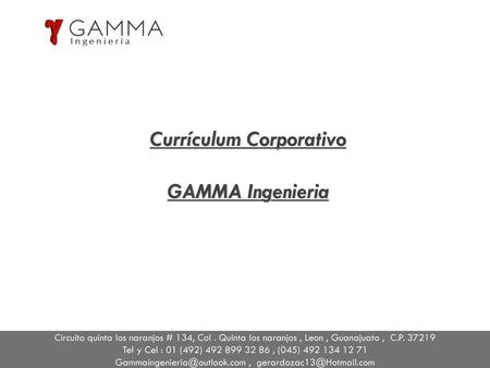 Currículum Corporativo