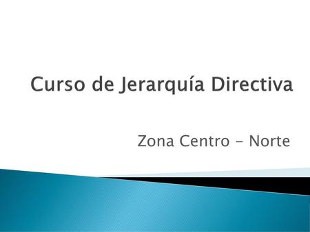Curso de Jerarquía Directiva