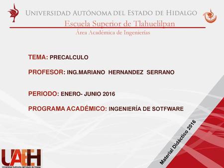 PROFESOR: ING.MARIANO HERNANDEZ SERRANO