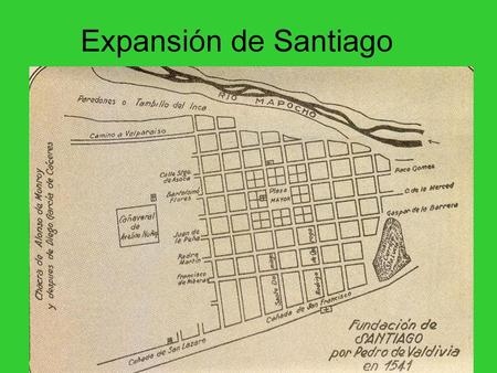 Expansión de Santiago.
