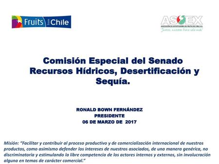 RONALD BOWN FERNÁNDEZ PRESIDENTE 06 DE MARZO DE 2017