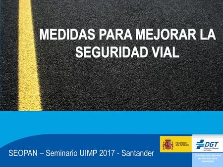 SEOPAN – Seminario UIMP Santander