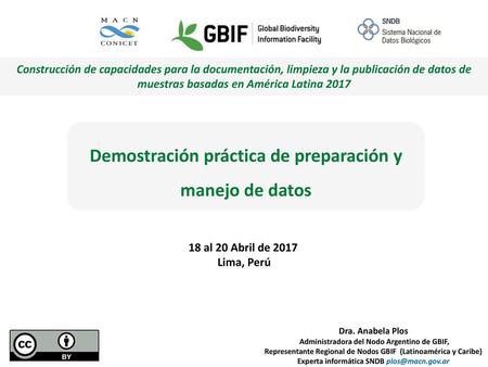 Demostración práctica de preparación y manejo de datos