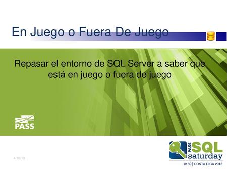 En Juego o Fuera De Juego