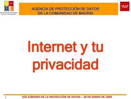 AGENCIA DE PROTECCIÓN DE DATOS DE LA COMUNIDAD DE MADRID