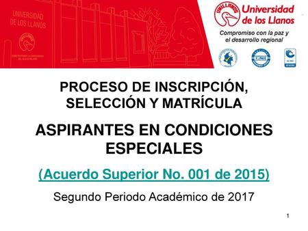 ASPIRANTES EN CONDICIONES ESPECIALES