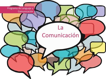 Programa de Lenguaje y Comunicación