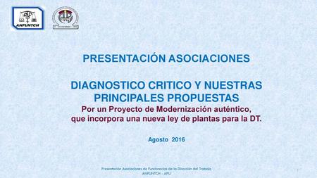 PRESENTACIÓN ASOCIACIONES