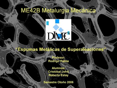 ME42B Metalurgia Mecánica
