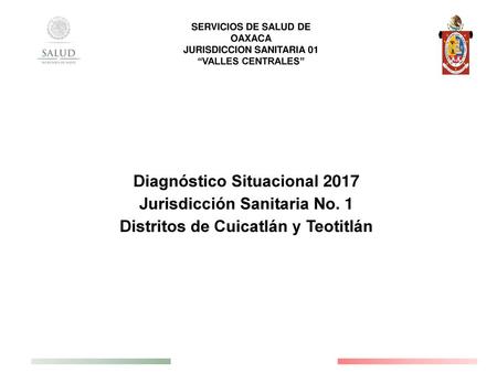 Jurisdicción Sanitaria No. 1 Distritos de Cuicatlán y Teotitlán