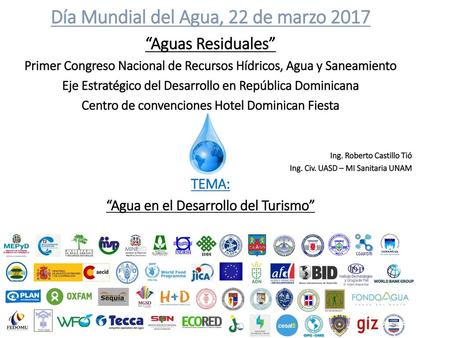 Día Mundial del Agua, 22 de marzo 2017
