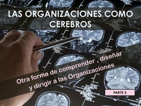 LAS ORGANIZACIONES COMO CEREBROS