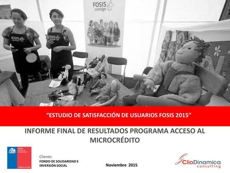 INFORME FINAL DE RESULTADOS PROGRAMA ACCESO AL MICROCRÉDITO