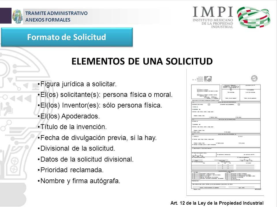 PROPIEDAD INDUSTRIAL PRESENTACIÓN DE MODELO DE UTILIDAD 