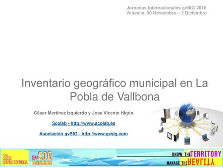 Inventario geográfico municipal en La Pobla de Vallbona