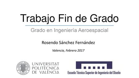 Grado en Ingeniería Aeroespacial