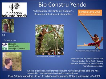 Jueves 9, al domingo 12 de Abril