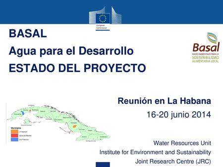 Agua para el Desarrollo ESTADO DEL PROYECTO