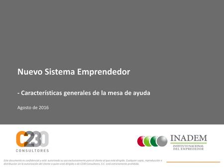 Nuevo Sistema Emprendedor