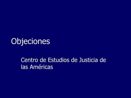 Centro de Estudios de Justicia de las Américas