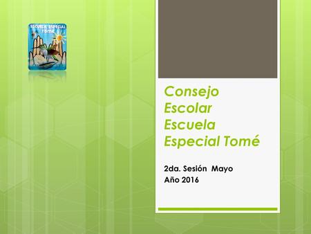 Consejo Escolar Escuela Especial Tomé