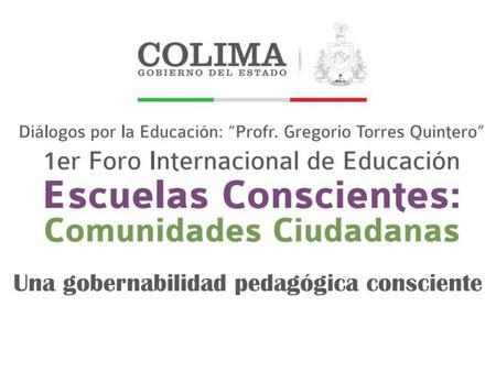 MAG. PILAR POZNER COLIMA, MÉXICO, 15 de agosto de 2016