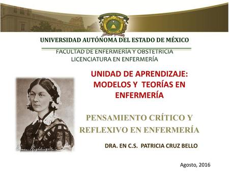 PENSAMIENTO CRÍTICO Y REFLEXIVO EN ENFERMERÍA