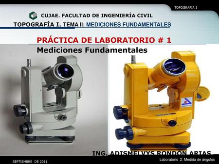 PRÁCTICA DE LABORATORIO # 1 Mediciones Fundamentales