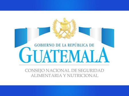 CONSEJO NACIONAL DE SEGURIDAD ALIMENTARIA Y NUTRICIONAL