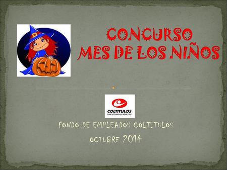 CONCURSO MES DE LOS NIÑOS