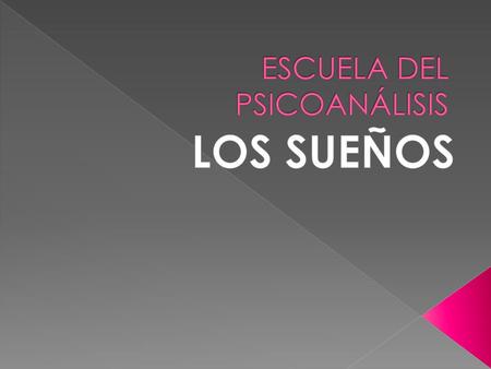 ESCUELA DEL PSICOANÁLISIS