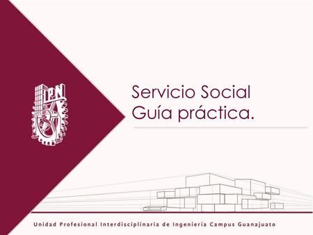 Servicio Social Guía práctica.