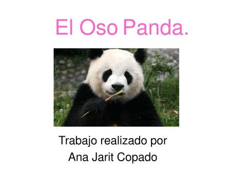 Trabajo realizado por Ana Jarit Copado