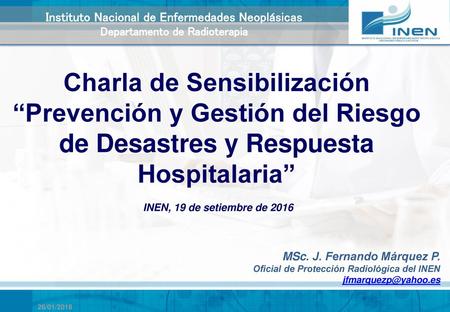 Charla de Sensibilización