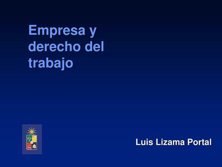 Empresa y derecho del trabajo