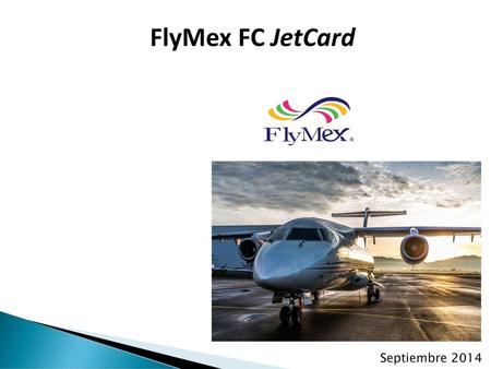 FlyMex FC JetCard Septiembre 2014.