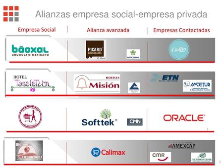 Alianzas empresa social-empresa privada