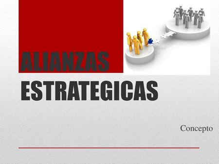 ALIANZAS ESTRATEGICAS