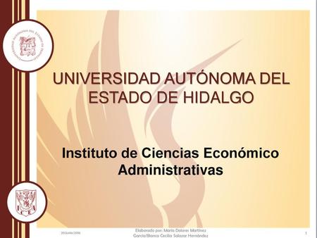 UNIVERSIDAD AUTÓNOMA DEL ESTADO DE HIDALGO